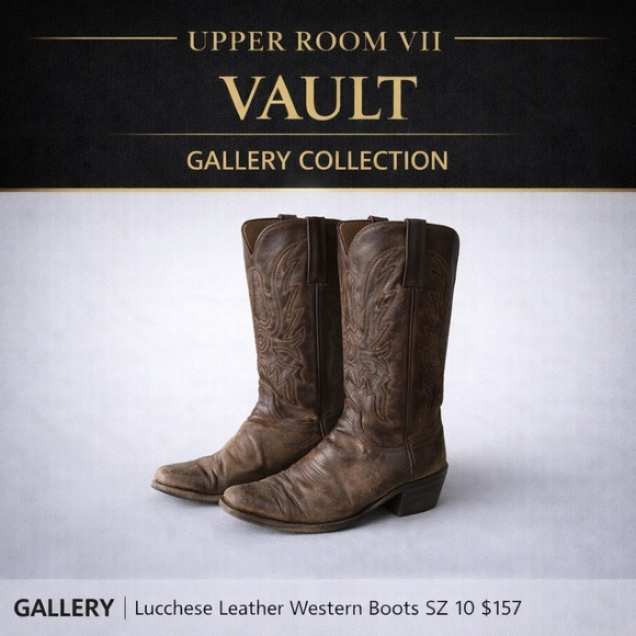 Lucchese Leather Western Boots
